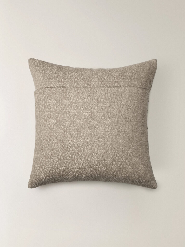 Vena Açık Kahve Kırlent Kılıfı (45 x 45 cm)