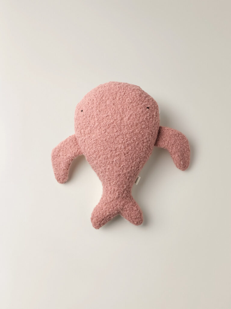 Pembe Balina Formlu Uyku Arkadaşı (30 x 36 cm)