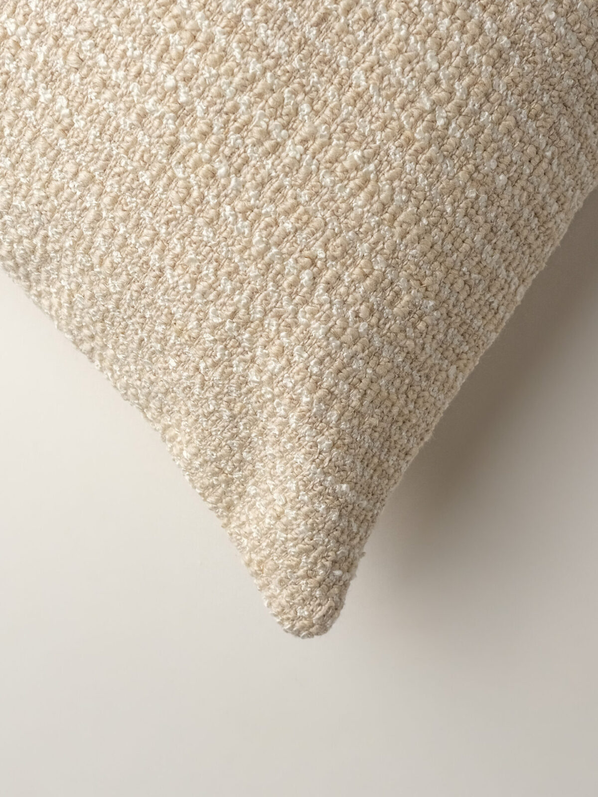 Dune Doğal Lif Karışımlı Krem Kırlent Kılıfı (45 x 45 cm) - Görsel 3
