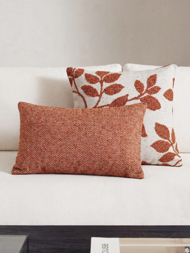 Lune Dikdörtgen Kiremit Kırlent Kılıfı (35 x 55 cm)