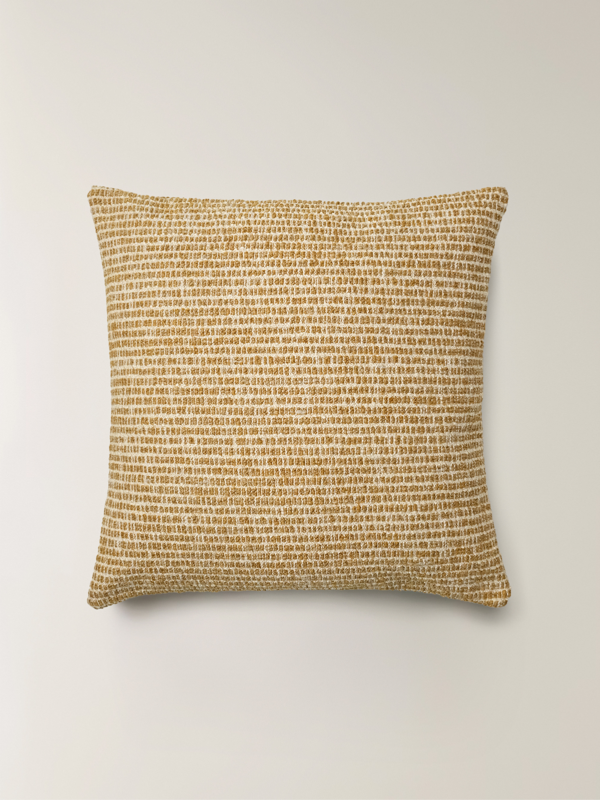Dune Doğal Lif Karışımlı Kahverengi Kırlent Kılıfı (45 x 45 cm)