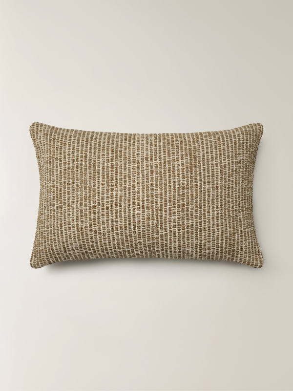 Dune Dikdörtgen Doğal Lif Karışımlı Hardal Kırlent Kılıfı (35 x 55 cm)